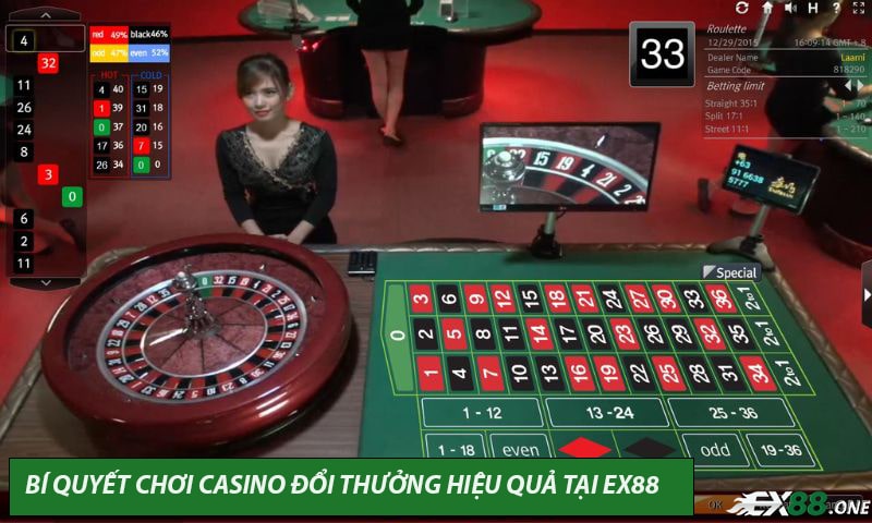Bí quyết chơi casino đổi thưởng hiệu quả tại ex88
